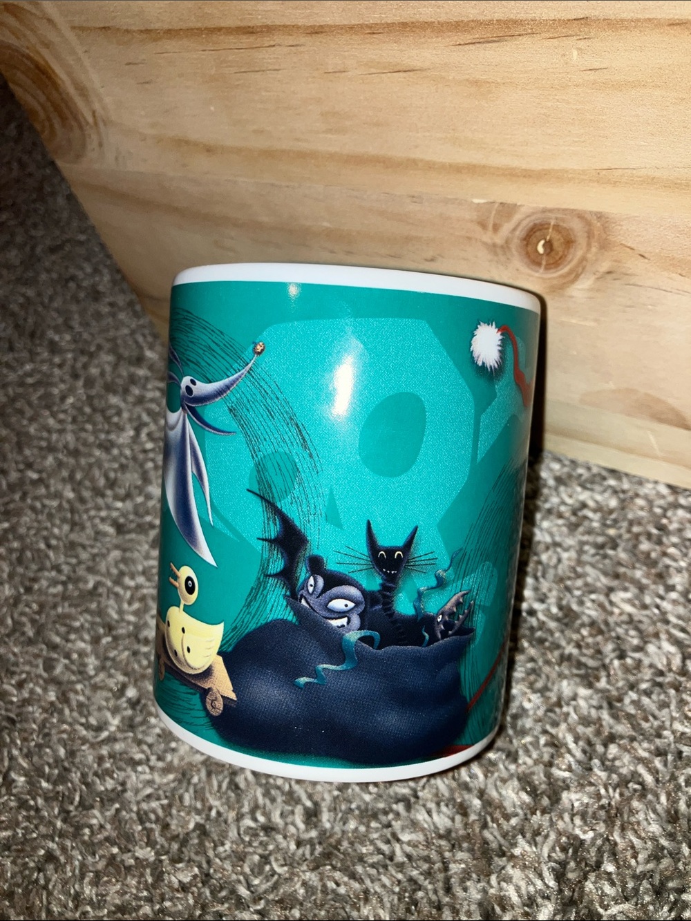 Disney Teal and Red Jack & Sally Character Mug - Picture 2 of 4